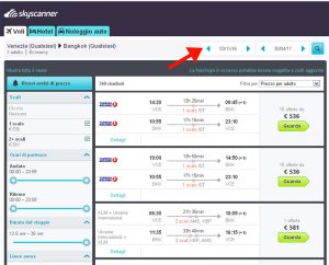 Ricerca Skyscanner